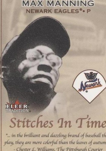 2001 Fleer Tradition - Max Manning #13 ST