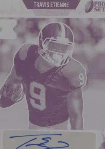 2021 Leaf Pro Set Metal Travis Etienne #PA-TE1