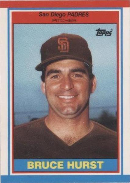 1989 Topps Reino Unido Minis - Bruce Hurst #42