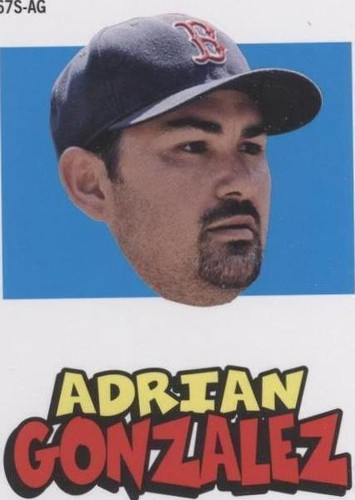 2012 Topps Archives - Adrian Gonzalez #67S-AG