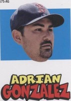 2012 Topps Archives - Adrian Gonzalez #67S-AG