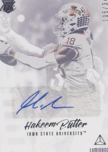 2019 Panini Luminance Hakeem Butler #RI-HB