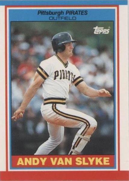 1989 Topps Reino Unido Minis - Andy Van Slyke #79