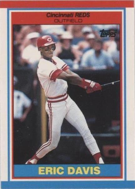 1989 Topps Reino Unido Minis - Eric Davis #19