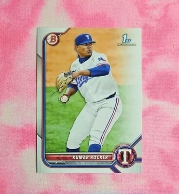 2022 Bowman Draft #BD-164 Kumar Rocker Texas Rangers Vandy   
