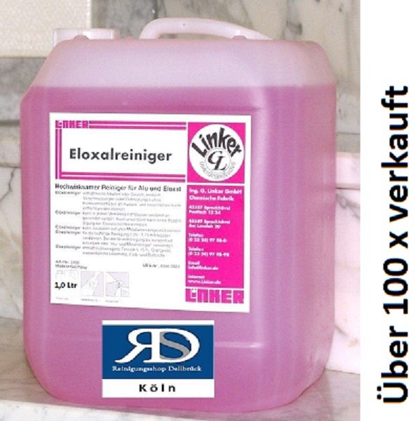  Eloxalreiniger Reiniger Metall Kupfer Edelstahl Messing   1 Liter von Linker