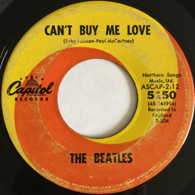 ②The Beatles Can't Buy Me Love UK盤monoEP Can't Buy Me Love / You Can't Do That (1964) - About The Beatles