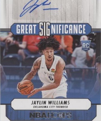 2022-23 Panini NBA Hoops - Jaylin Williams #GS-JYW