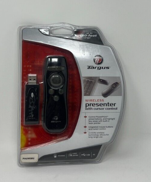 Presenter W/laser Pointer 50 Foot Range Paum30u