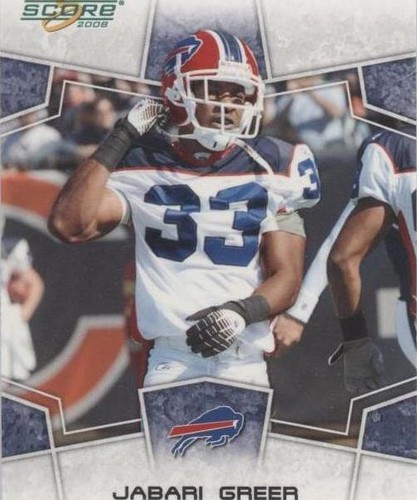2008 Score Jabari Greer #37