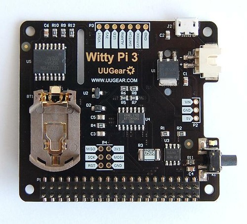 Witty Pi 3 Real Time Clock (RTC) und Power Management Modul für Raspberry Pi