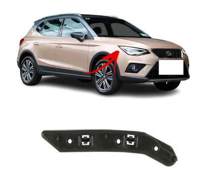 FOR SEAT ARONA 2017 - 2021 NEW FRONT BUMPER FIXING ELEMENT HOLDER RIGHT O/S