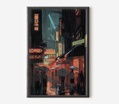 Blade Runner Poster, Digital Print, Printable Movie Poster
