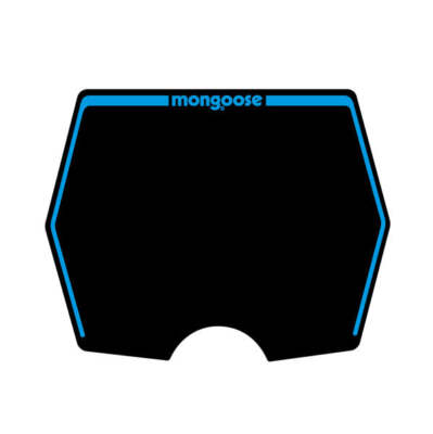 1982-1983 Mongoose - plate decal only - Black with Blue print