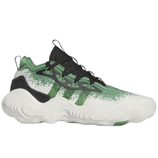 Adidas Trae Young 3 Low Grey Preloved Green IE2703 Mens