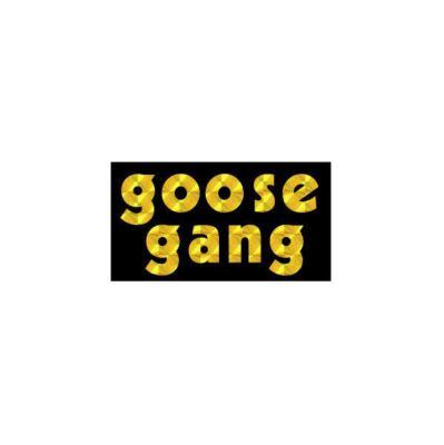 Mongoose - ''GOOSE GANG'' YELLOW on PRISM plate decal