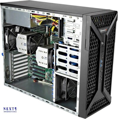 NEW Supermicro Super Workstation SYS-730A Black