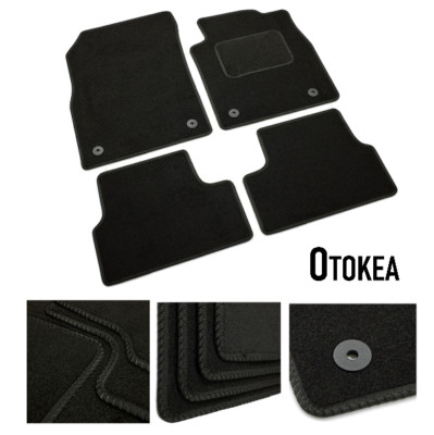 For Ford C-Max 2003-2011 - Fully Tailored Car Mats Black Edging Trim