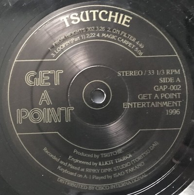 12'' TSUTCHIE Get A Point GAP002 Get A Point Entertainment JAPAN Vinyl