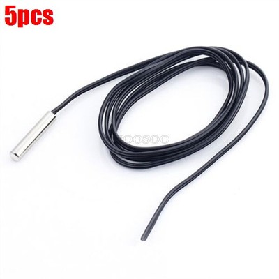 5Pcs Ntc 10K Ohm 1% 3435 Thermistor Temperature Sensor Cylinder Probe vx