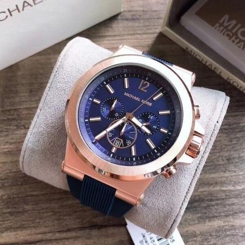 New Michael Kors MK8295 Dylan Stainless Steel Chronograph