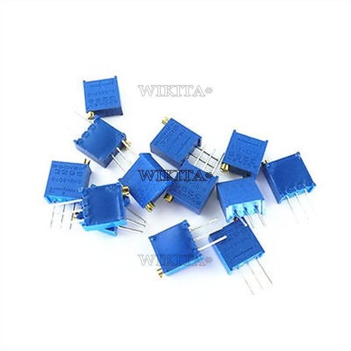 50Pcs Pot Trimmer 3296W-101 3296 W 100 Ohm Trim Potentiometer New Ic R
