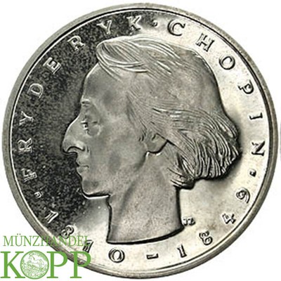 A16) Polen Frederik Chopin 50 Zloty 1972 