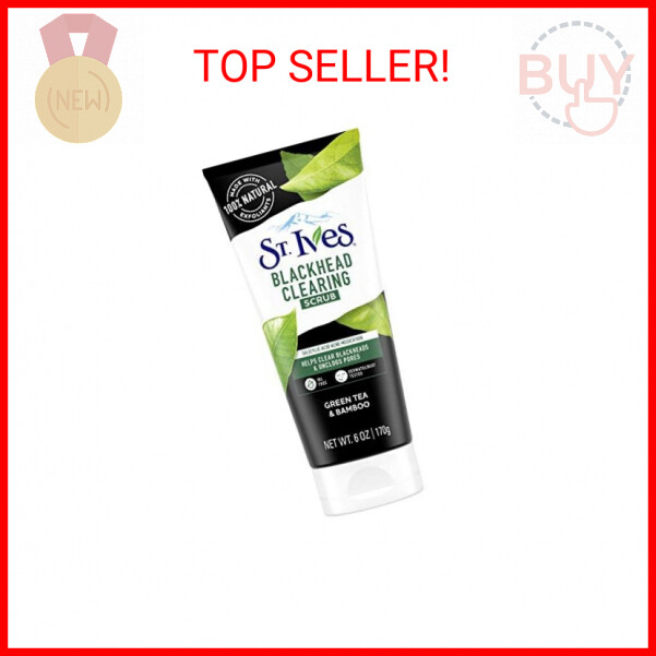 St. Ives Blackhead Clearing Face Scrub, Clears Blackheads & 
