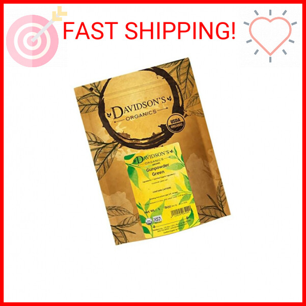 Davidson's Organics, Gunpowder Green, Loose Leaf Tea, 16-Oun