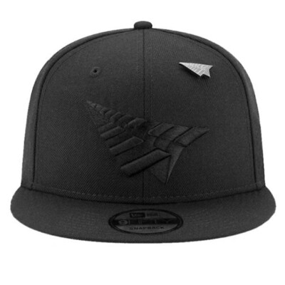 [100924-BLK-OS] Paper Planes Blackout Crown 9Fifty Snapback Black *NEW*