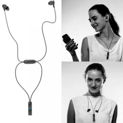 WIRELESS HEADSET SPORTS GYM EARPHONES HANDS-FREE MIC HI-FI SOUND for CELL PHONES