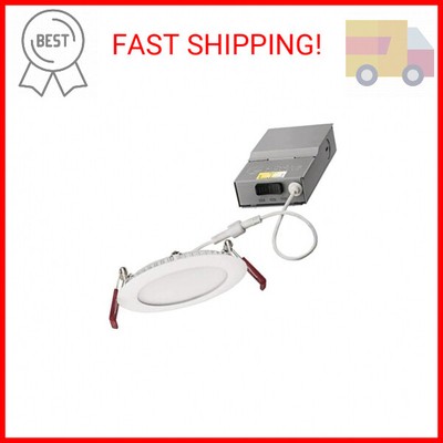 Lithonia Lighting WF4 LED 30K40K50K 90CRI MW M6 Recessed Light, Wafer Downlight 