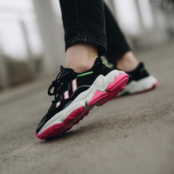 

Adidas Originals Ozweego Женские кроссовки для бега Спортивные кроссовки #714, Черный, Adidas Ozweego Women
