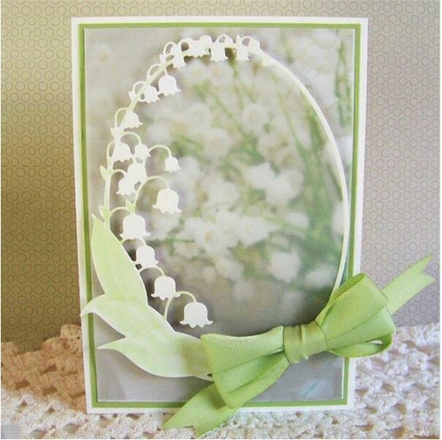 Lily Of The Valley Frame Metal Cutting Dies Craft Scrapbooking Card Making Album Ebay