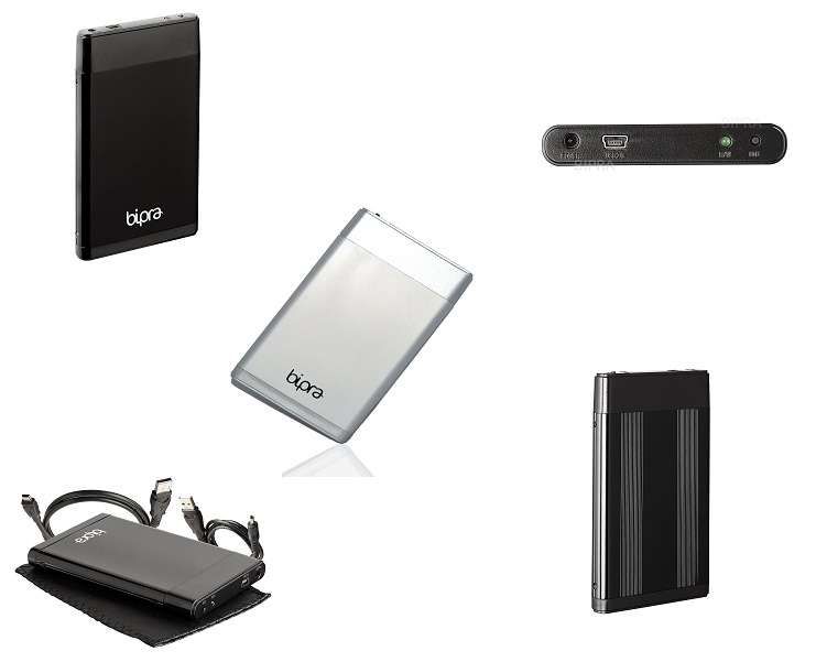 Bipra FAT32 External Hard Drive with Backup Software