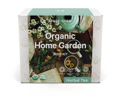 New Spade to Fork Organic Home Garden Seed Kit - Herbal Tea seed kit