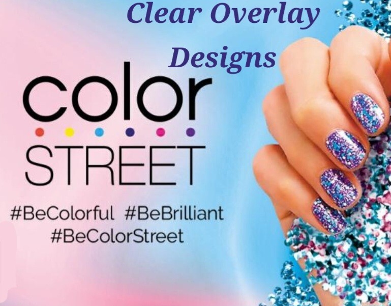 Color Street Nail Polish Strips ~ CLEAR OVERLAY DESIGNS ~ various