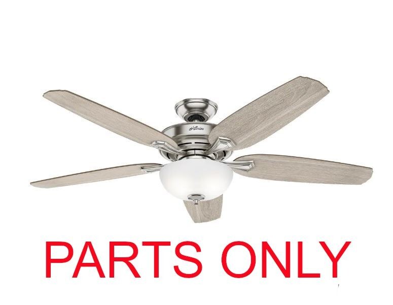 Hunter Channing 54 in. LED Indoor (PARTS) Brushed Nickel