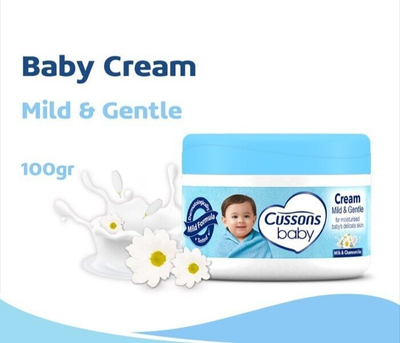 Cussons Baby Cream Mild Gentle Vit E Moisture Nourish Natural
