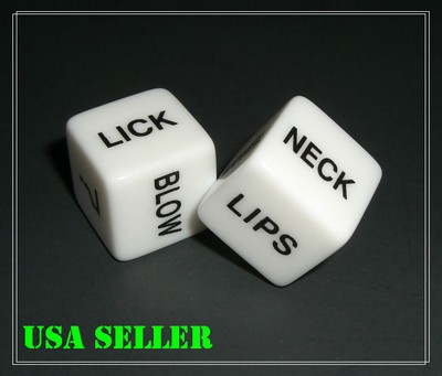 A Pair Novelty Fun Erotic Dice for Lovers Bachelor Party