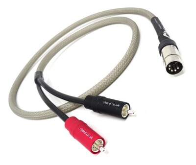 CHORD EPIC 2RCA to 5Pin Din Analogue Interconnect 1m