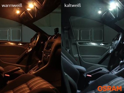 Osram SMD LED Innenraumbeleuchtung Komplettset Innenraumset Kalt-Weiß 6000K 3