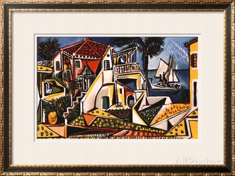 Pablo Picasso Landscape Home Décor Posters