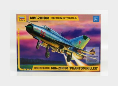 Mikoyan-Gurevich Mig 21Pfm Airplane Phantom Killer 1955 Kit ZVEZDA 1:72 ZS7202