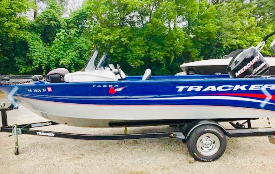 BASS TRACKER 19FT TARGA DEEP V-150 MERCURY OPTI MAX LESS THAN 100 HRS EXCELLENT