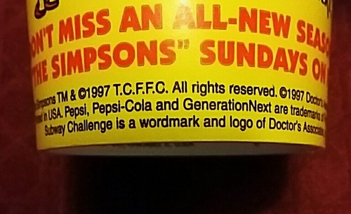 SIMPSONS- Promotional Ephemera, Lot of 23 Cups and Posters