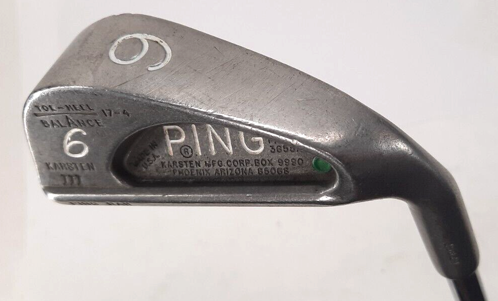 Ping Karsten 3 Green Dot 6 Iron Steel RH | eBay