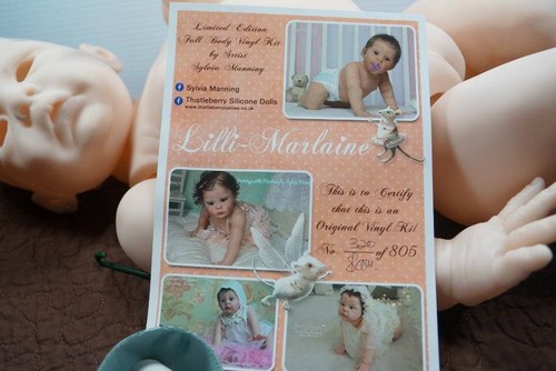 LILLI MARLAINE BLANK DOLL KIT FOR REBORN SYLVIA MANNING SOLD OUT VHTF