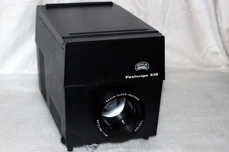 *Braun Paxiscope 650*Direktprojektor Praxiscope Episkop Papier Bildprojektor