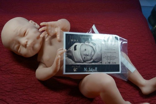 WILL BY NATALIE SCHOLL BABY DOLL KIT FOR REBORN SOLD OUT HTF